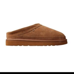 Lamo Jules Women's Clog Premium Suede Slip-On - Chestnut